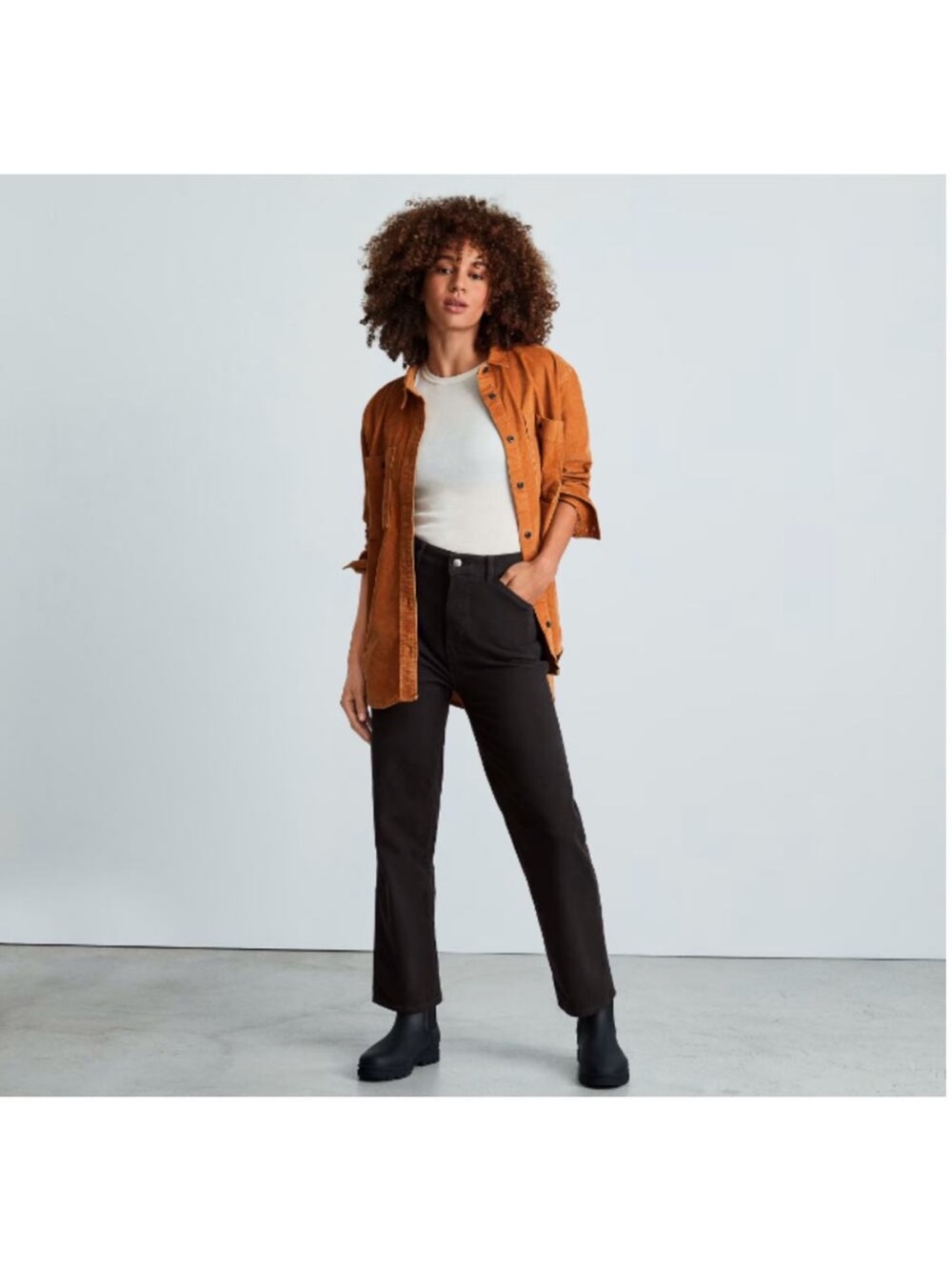 Everlane | The Moleskin Way-High Pant
